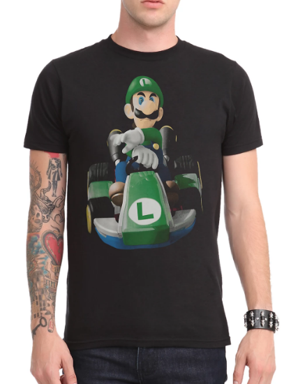 luigi death stare shirt